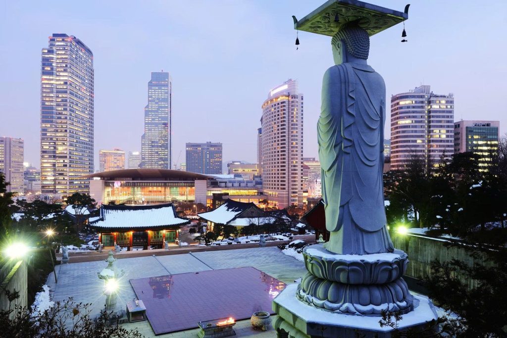 Guide to Korean Templestays: Finding Serenity in the Mountains 7. Bongeunsa Temple Gangnam Seoul